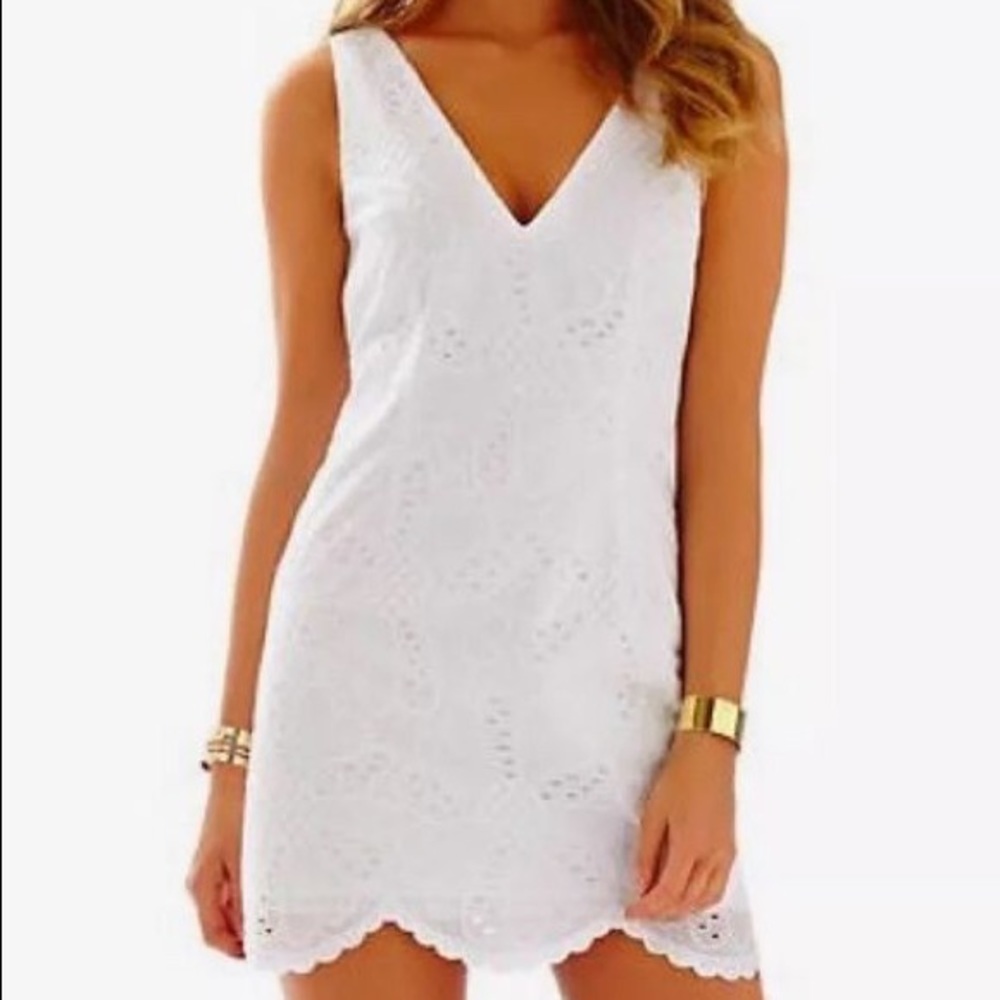SOLD NWT Lilly Pulitzer Eyelet scallop dress